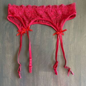 Red Lace Garter Belt